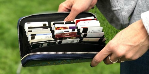 Amazon: Jumbo Wallet as Low as $13.99 (Holds 36 Cards) – Use For Gift Cards, Reward Cards & More