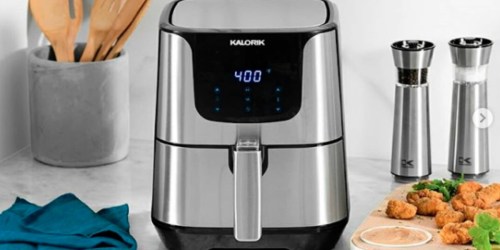 Kohl’s Cardholders: Kalorik 5.3-Quart Digital Air Fryer Just $69.99 Shipped + Earn $10 Kohl’s Cash