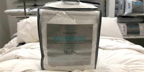 Martha Stewart Waterproof Mattress Pad OR Down Alternative onlineforter Only $19.99 at Macy’s