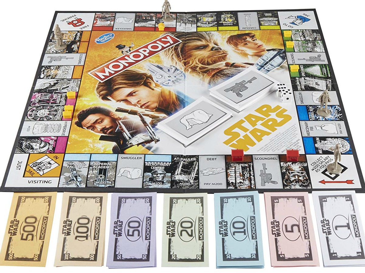 board game of han solo star wars monopoly