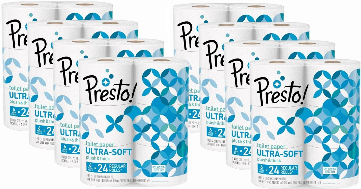 Presto toilet paper rolls