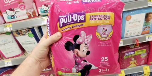 Huggies Pull-Ups Only $4 After Cash Back & Rewards at Walgreens (Starting 3/17)