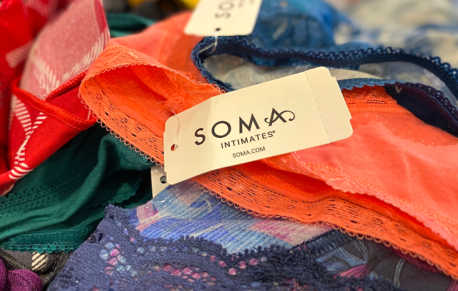 *HOT* Soma Sale | $3 Panties, $7.49 Sleepwear, $9.98 Bras, & More!