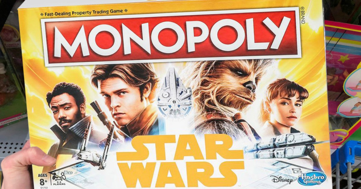 hand holding star wars board game