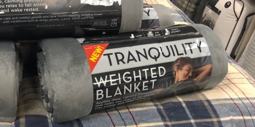 Tranquility Weighted Blanket Just $11.98 on Walmart.online (Reg. $30) | Relieves Anxiety & Insomnia