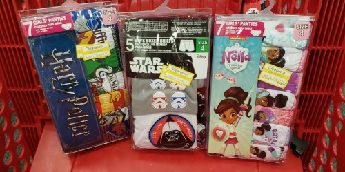 Up to 70% Off Kids Underwear Multi-Packs at Target