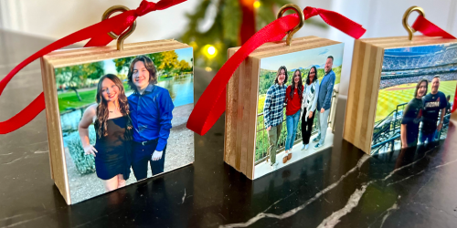 *HOT* 2-Sided Wood Photo Ornaments JUST $5.99 + Free Walgreens Store Pickup