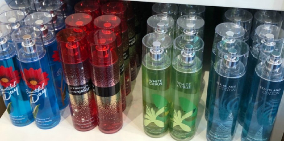 Bath & Body Works Body Mists & Sprays from $4 (Reg. $17)