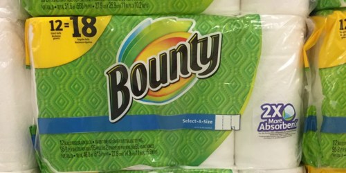 Bounty Giant Paper Towel Rolls 12-Count Packs Just $10.82 Each After Target Gift Card