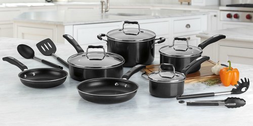 Cuisinart 14-Piece Nonstick Aluminum Cookware Set Only $59.99 (Regularly $156)