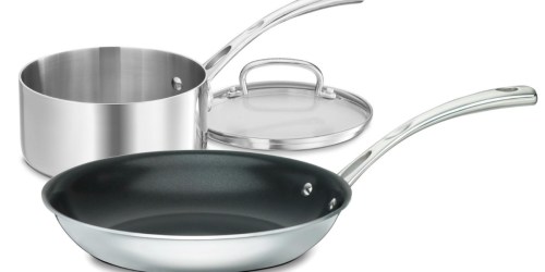 Cuisinart French Classic 3-Piece Non-Stick Cookware Set Just $19.97