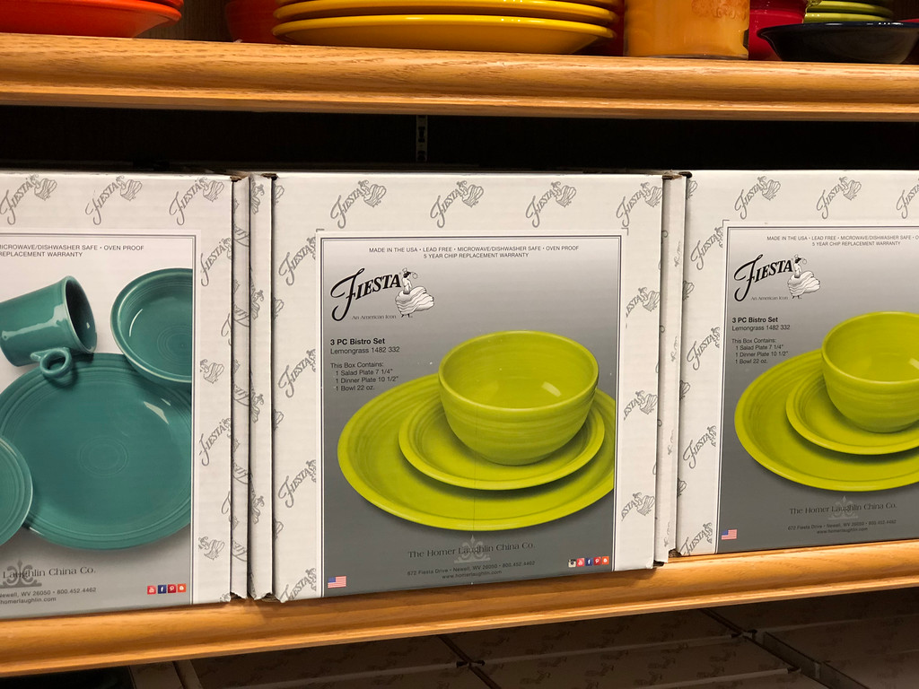 Fiesta Bistro 3-Piece Sets on shelf