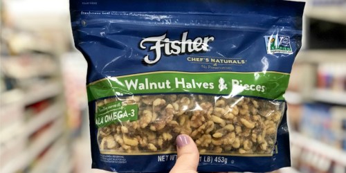 High Value $2/1 Fisher Baking Nuts Coupon = Only $3.99 at Target (Regularly $8)