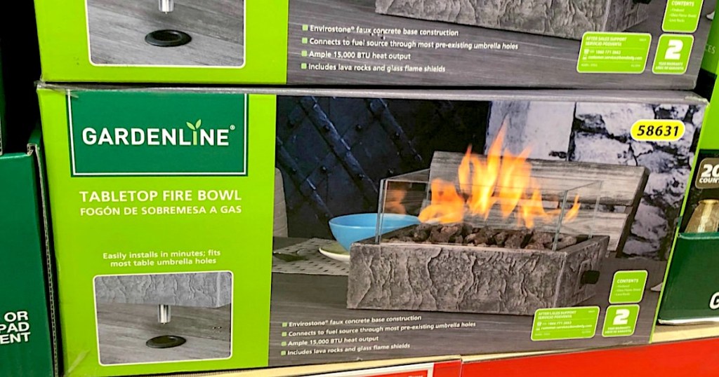 Gardenline Tabletop Fire Bowl 