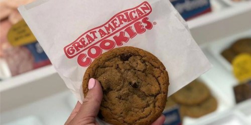 FREE Chocolate Chip Cookie at Great American Cookies (April 15th)