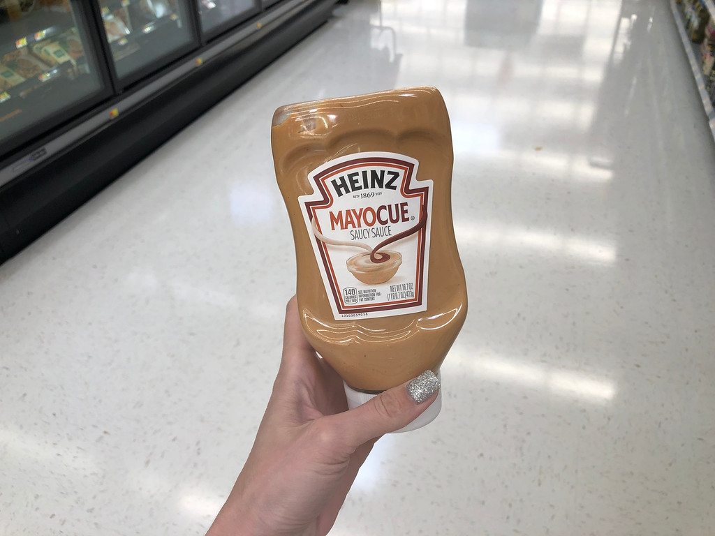 Heinz Mayocue in the bottle