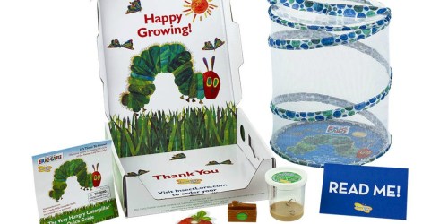 The Very Hungry Caterpillar Butterfly Growing Kit w/ Live Caterpillars Just $22.75 (Regularly $35)