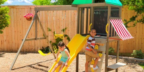 KidKraft Newport Wooden Swing Set Only $354.94 Shipped (Regularly $600)