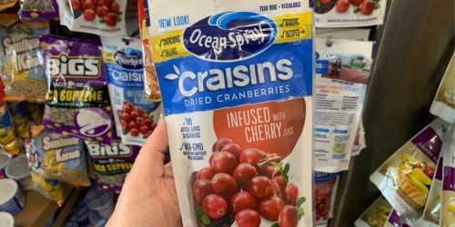 Ocean Spray Craisins Only $1 at Dollar Tree