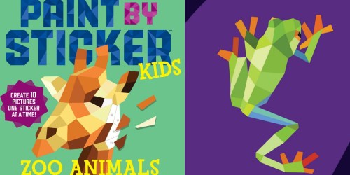 Paint by Sticker Kids Zoo Animals Activity Book Just $5 (Regularly $10)