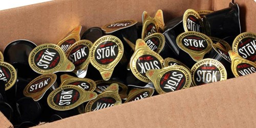 Amazon: SToK Caffeinated Black Coffee Shots 264-Count Only $21 Shipped (Just 8¢ Per Pod)