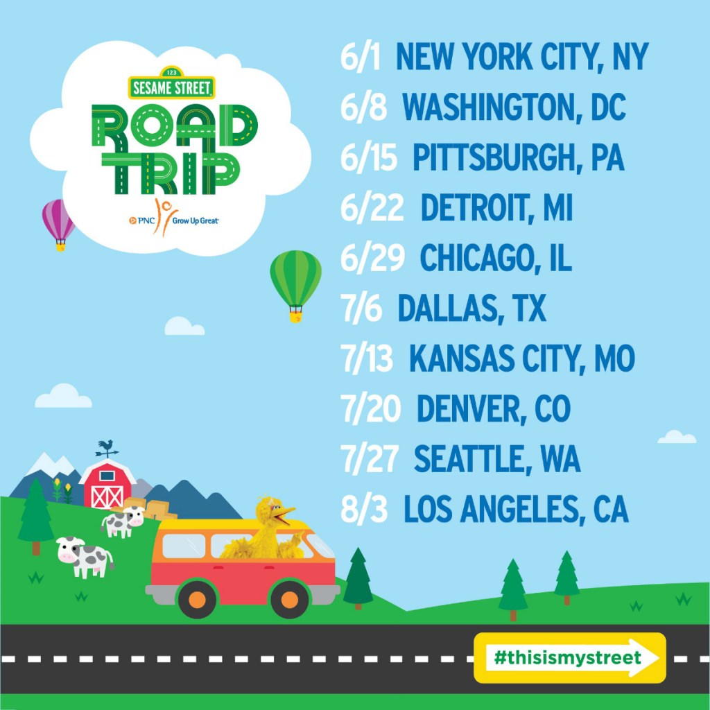 Sesame Street Road Trip Calendar