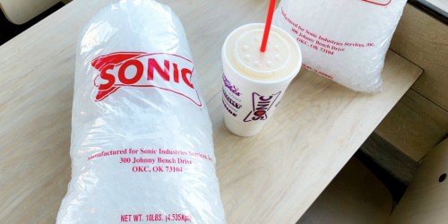 Love Sonic’s Ice? Take Home 10 Pounds For Around $2