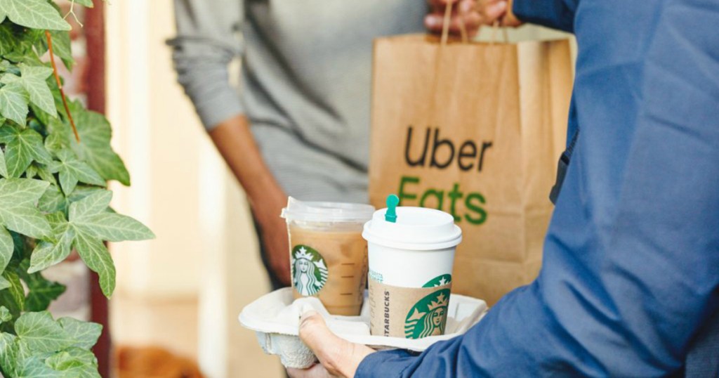 Starbucks Delivers via Uber Eats