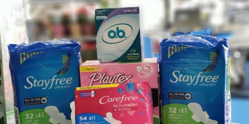 Over $6 Worth of New Feminine Care Products Coupons