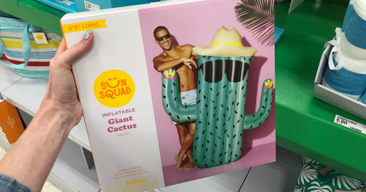 sun squad target cactus pool float