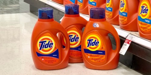 Three Tide BIG 100oz Detergents Only $7.82 Each After Target Gift Card + More