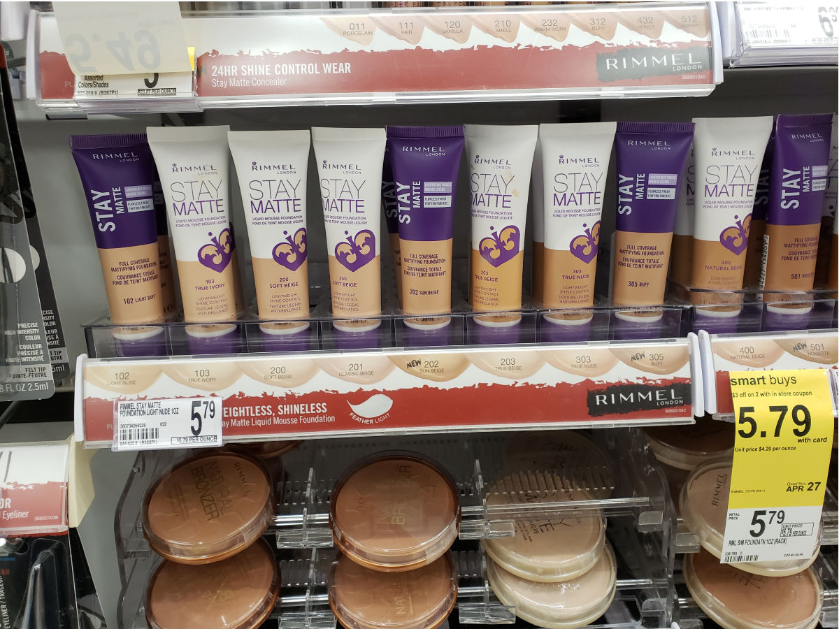 rimmel makeup at walgreens