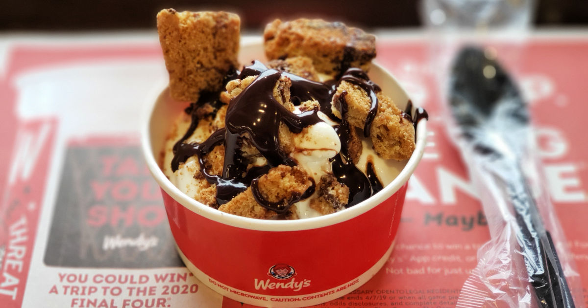 Wendy's Frosty Cookie Sundae