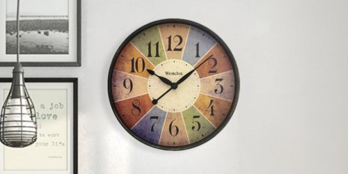 Westclox 12″ Wall Clock Only $4.50 at Walmart (Regularly $11)