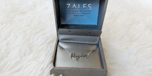 Zales Personalized Name Necklaces from $14.50 Shipped | Great Gift Idea