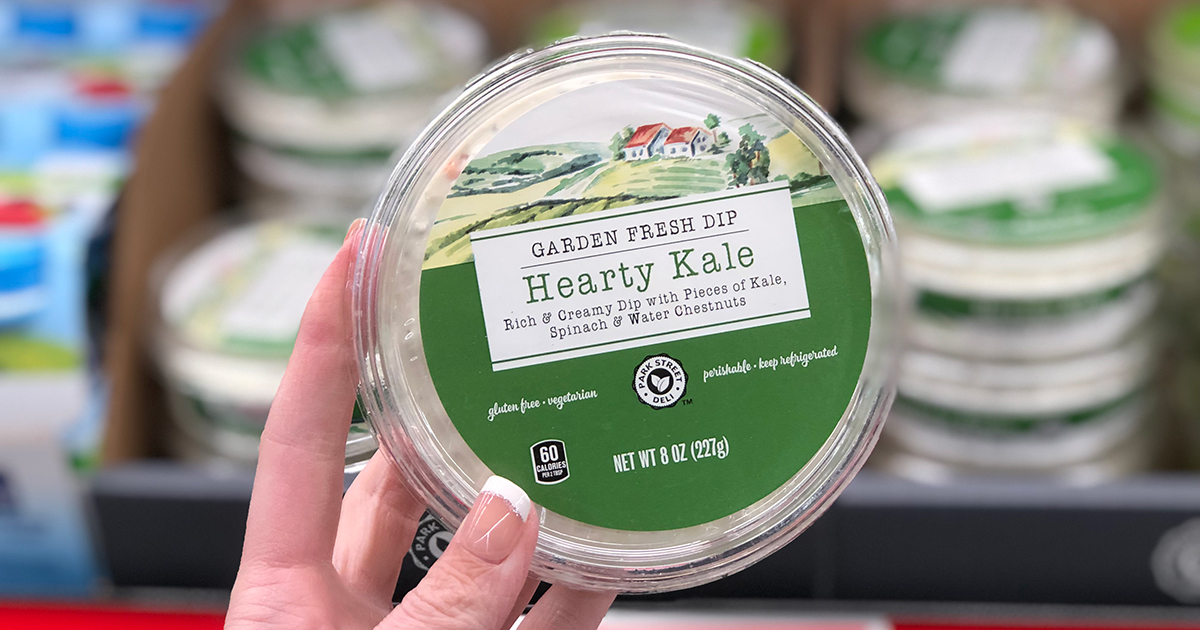 aldi food finds april 3 - hearty kale dip