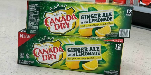 Canada Dry Ginger Ale and Lemonade 12-Packs Just $1.99 Each After Cash Back at Walgreens