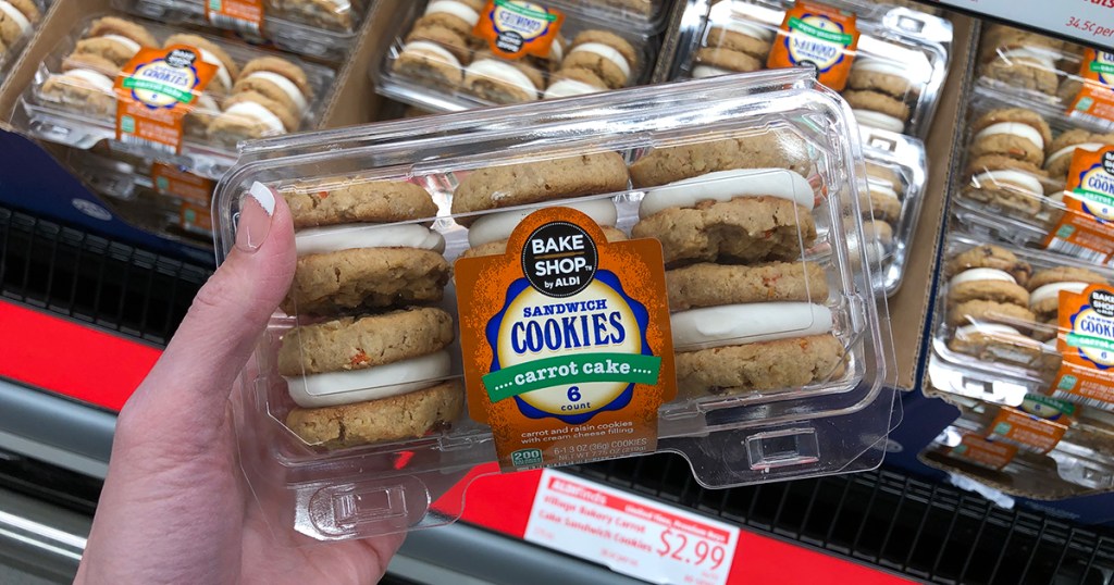 aldi food finds april 3 - carrot cake soft cookies