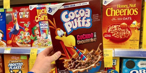 Cocoa Puffs Cereal Only 99¢ After Cash Back at Walgreens