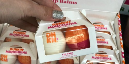 Dunkin’ Munchkins Donut Hole Lip Balms Now Available