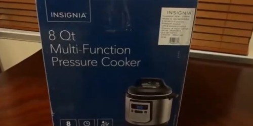 Insignia 8-Quart Multi-Function Pressure Cooker as Low as $34.99 at Best Buy (Regularly $120)