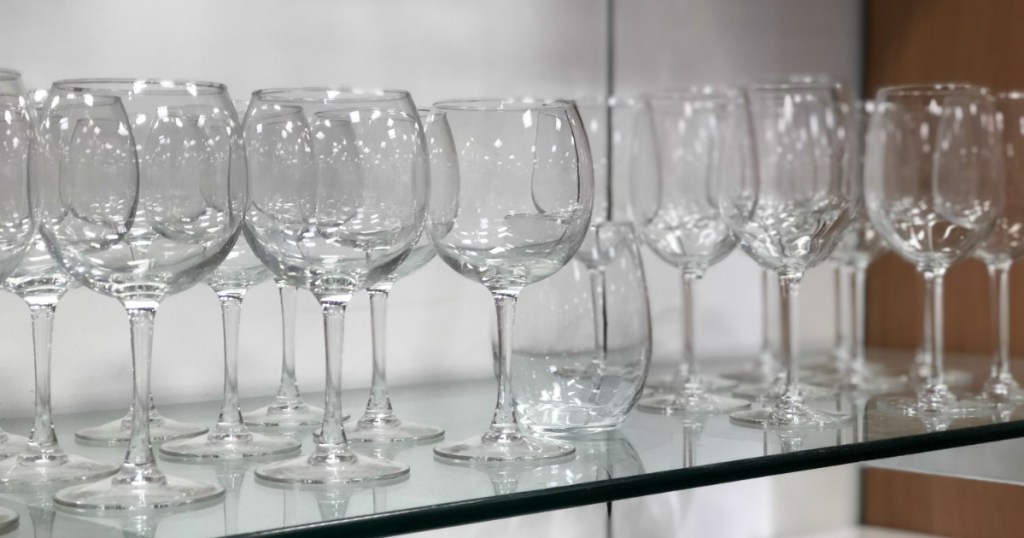 martha steward wine glasses