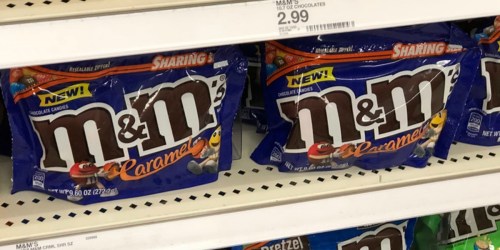 EIGHT M&M’s Caramel Sharing Size Bags Just $13.58 on Amazon (Only $1.70 Each)