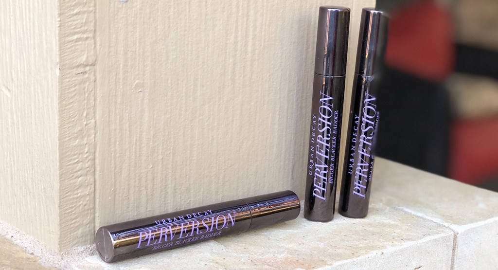 3 tubes of urban decay perversion mascara'