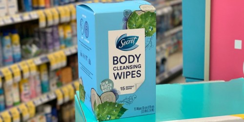 60% Off Secret Body Cleansing Wipes at Walgreens After Cash Back