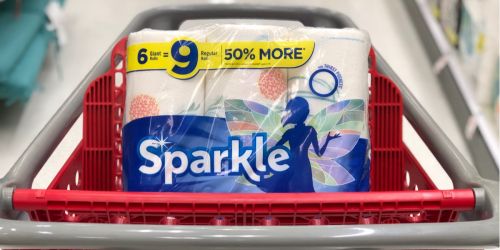 48 Sparkle Paper Towel Rolls Only $30 After Target Gift Card (Just 64¢ Per GIANT Roll) + More