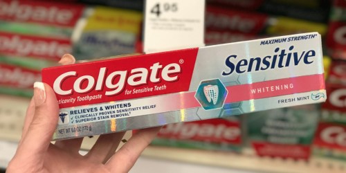 Colgate Sensitive Toothpaste Only 74¢ Each After Target Gift Card