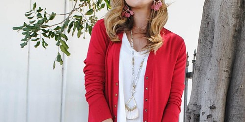 Long-Sleeve Snap-Button Cardigans Only $14.99 on Zulily (Regularly $54)