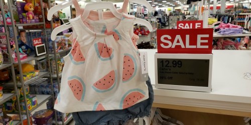 Kohl’s Cardholders: Carter’s Baby Girls 3-Piece Shorts & Tees Set Only $9 Shipped (Regularly $26)