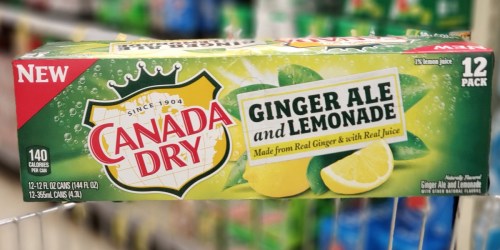 Canada Dry Ginger Ale & Lemonade 12-Packs Only $1.66 Each After Cash Back at Walgreens